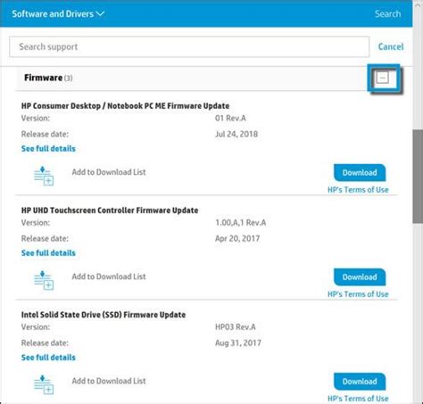 Software, Firmware & Driver Downloads .
